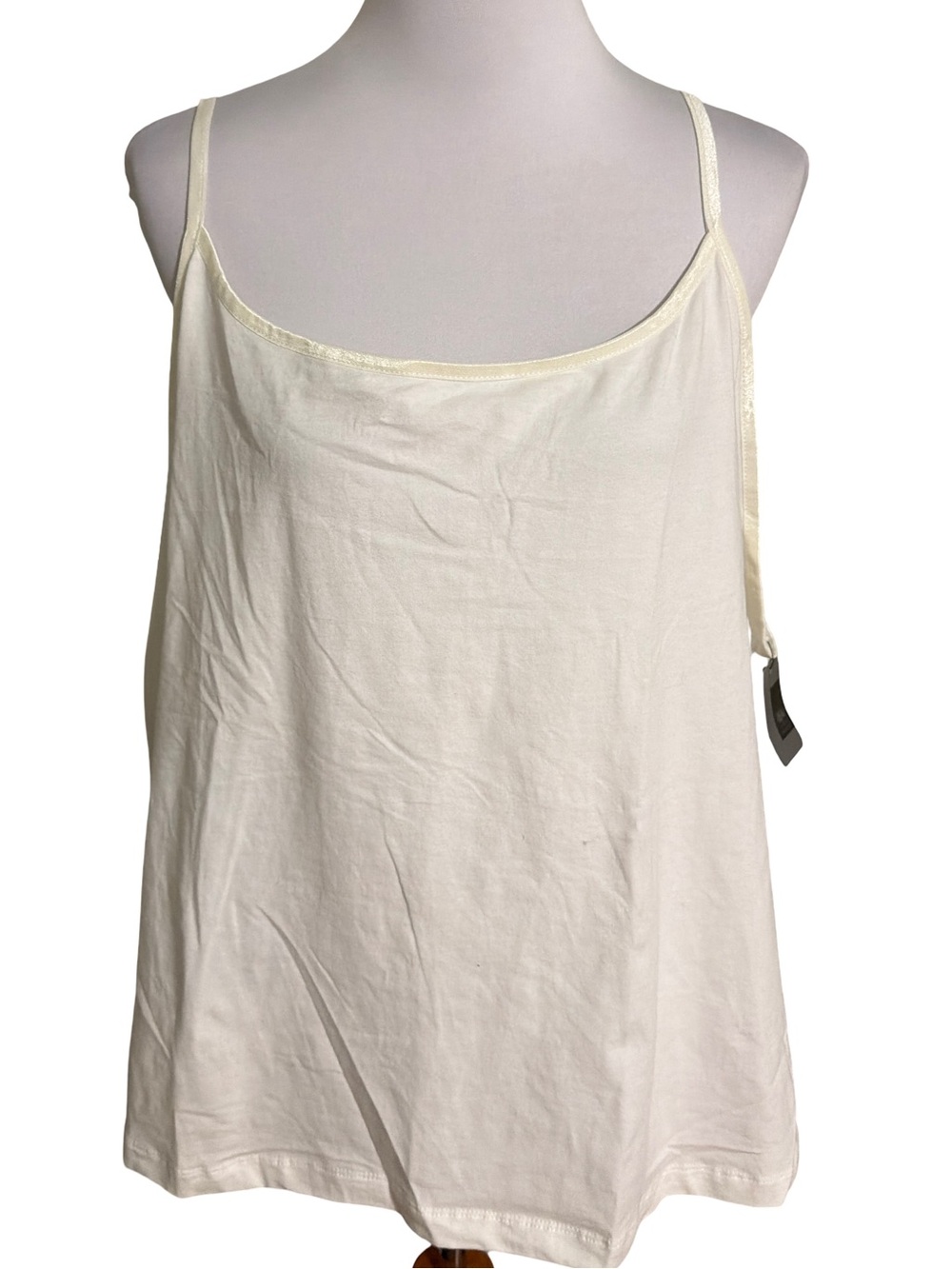 Mossimo Supply Co Cream Spaghetti Strap Tank Top